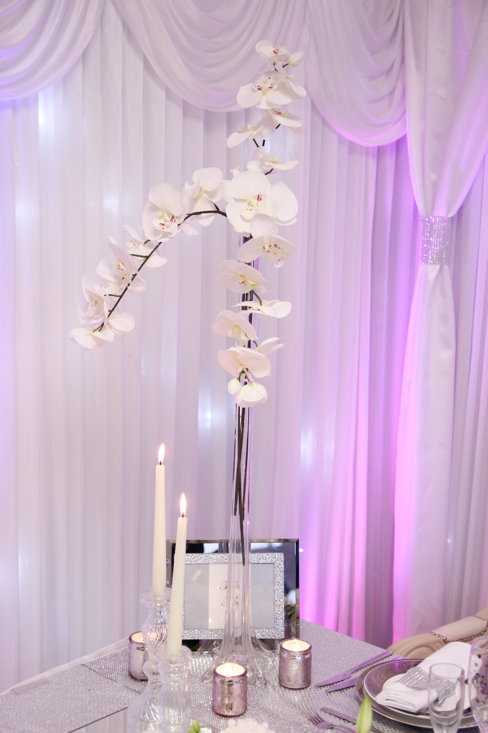 White Orchid Centrepiece