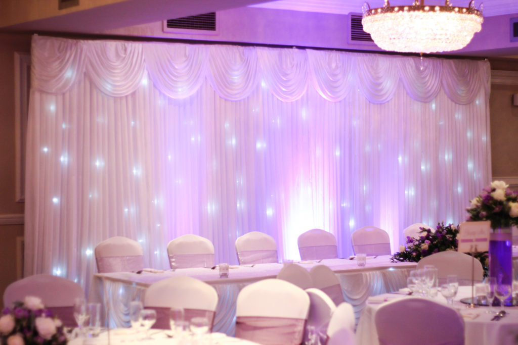 Illuminated LED Wedding Backdrop
