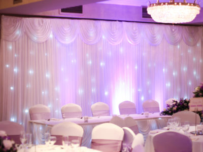 Illuminated LED Wedding Backdrop