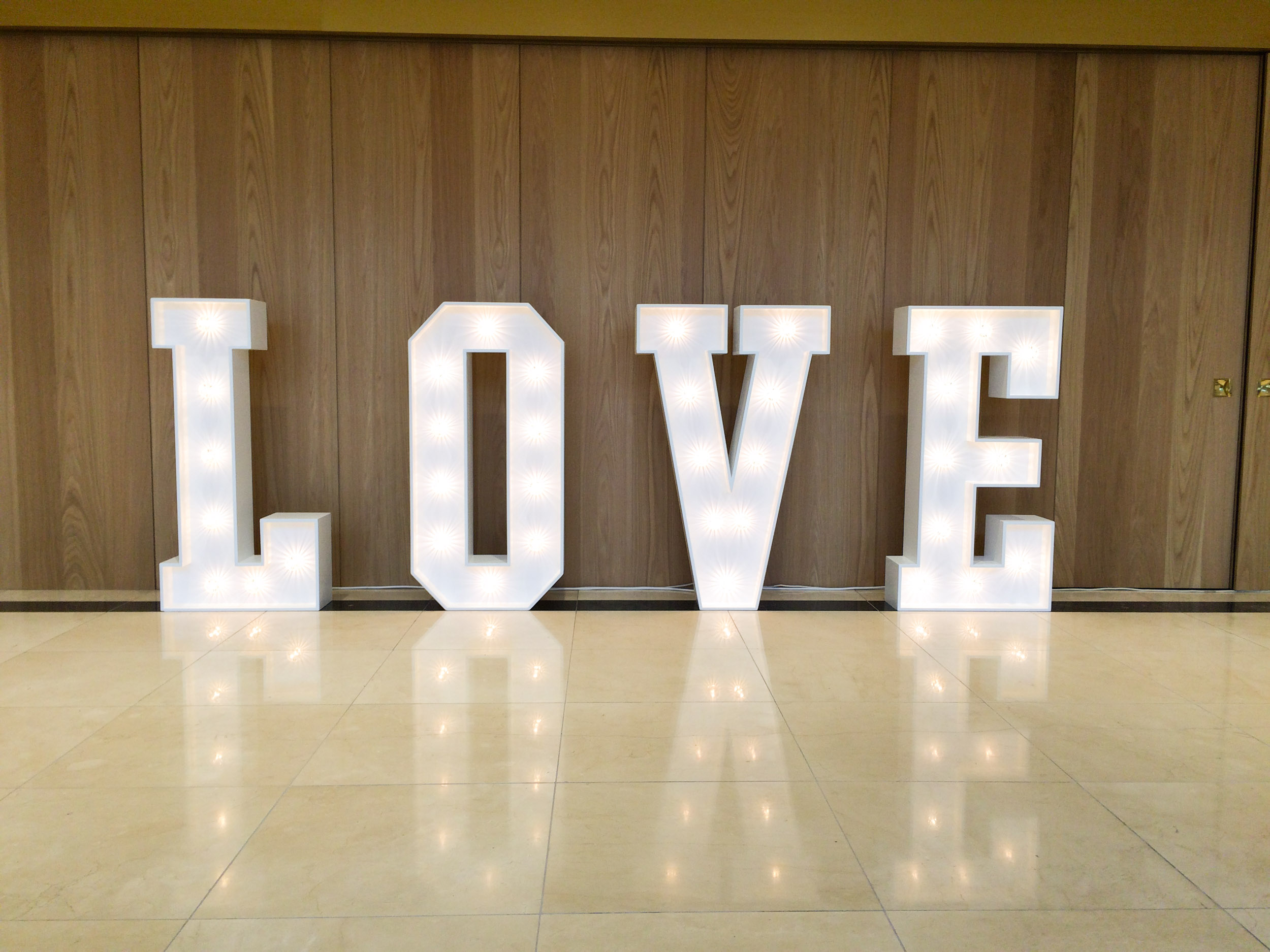 Illuminated Love Sign
