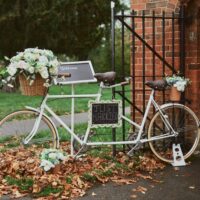 White Wedding Tandem Bicycle Hire